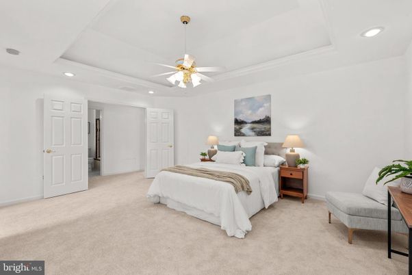 Bedroom, Interior, Recessed Lighting