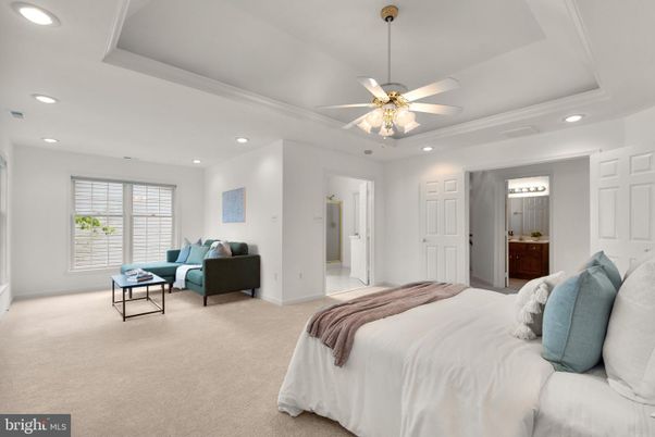 Bedroom, Interior, Recessed Lighting