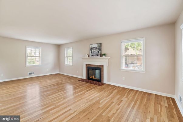 Empty room, Fireplace, Interior, Wood Texture Flooring
