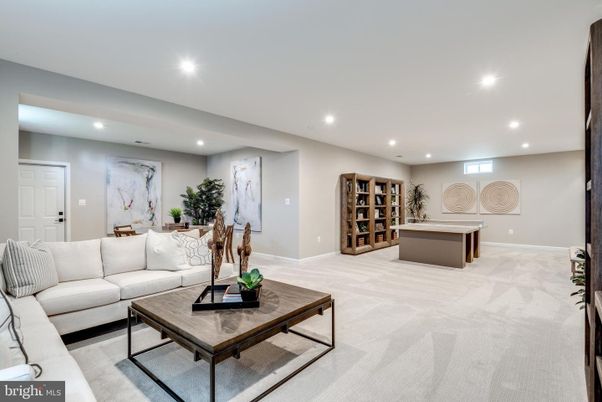 Interior, Living room, Recessed Lighting
