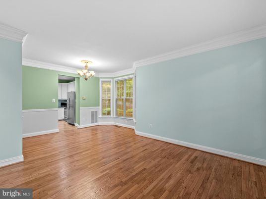 Chandelier, Empty room, Interior, Kitchen, Wood Texture Flooring