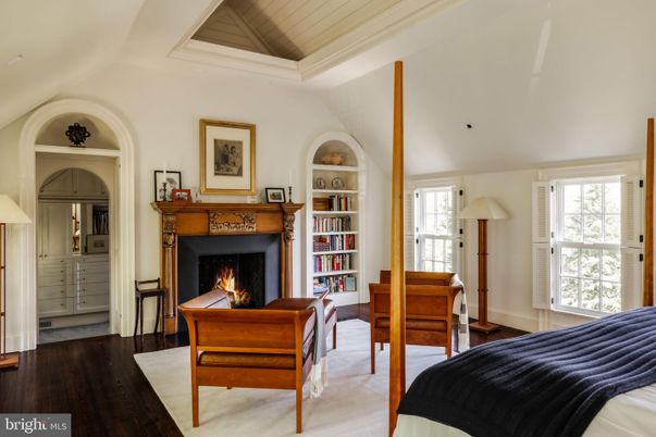 Fireplace, Interior, Wood Texture Flooring