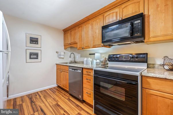 Interior, Kitchen, Wood Texture Flooring