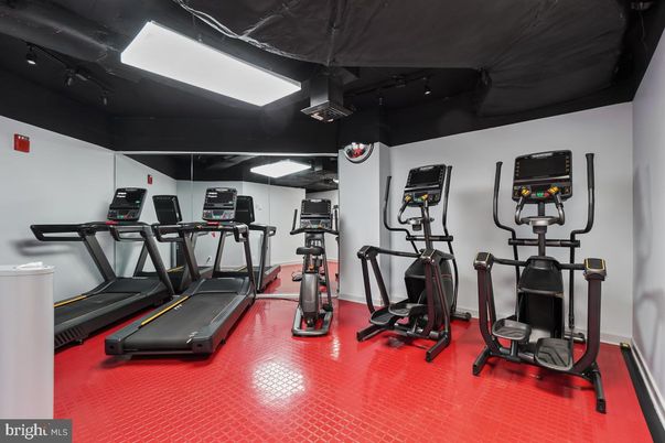 Fitness Equipment, Gym, Interior