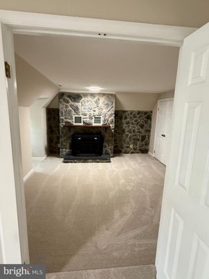 Fireplace, Interior, Stone Walls