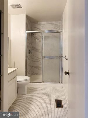 Bathroom, Glass Shower, Interior, Marble Walls