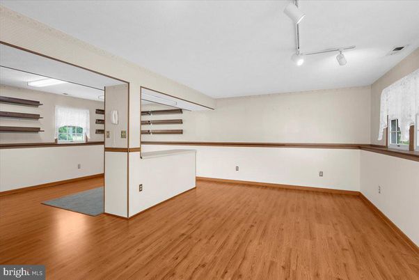 Empty room, Interior, Wood Texture Flooring