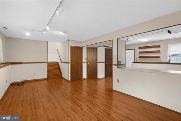 Empty room, Interior, Wood Texture Flooring