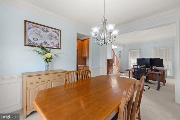 Chandelier, Home Office, Interior