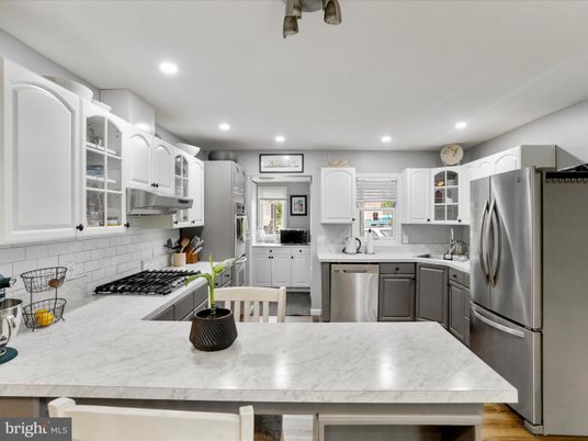 Interior, Kitchen, Recessed Lighting, Stainless Steel Appliances