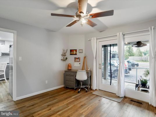 Home Office, Interior, Wood Texture Flooring