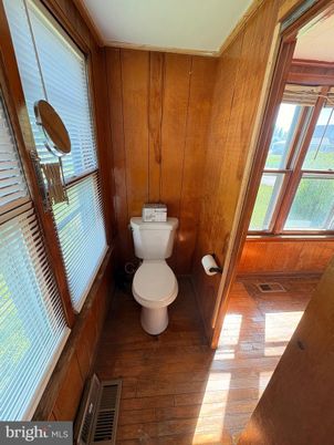 Bathroom, Interior, Wood Texture Flooring, Wooden Walls