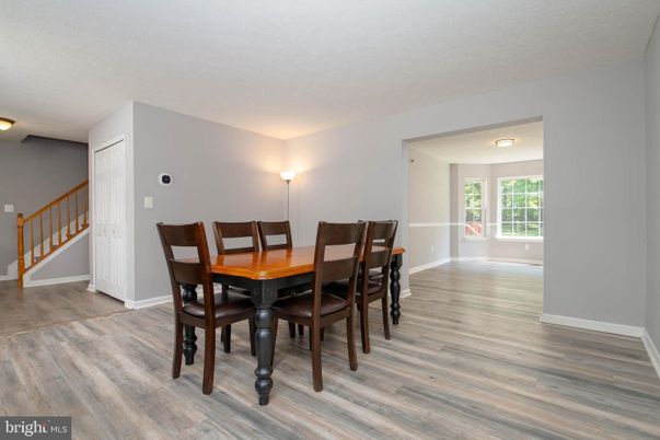 Dining room, Interior, Wood Texture Flooring
