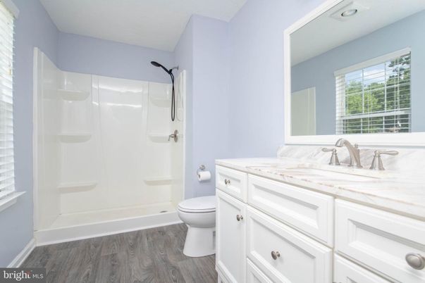 Bathroom, Interior, Wood Texture Flooring
