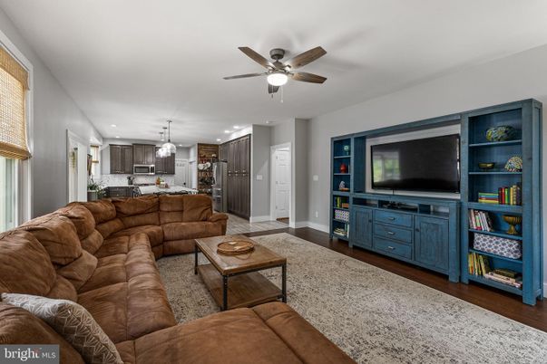 Interior, Kitchen, Living room, Pendant Lights, Recessed Lighting, Stainless Steel Appliances, Wood Texture Flooring