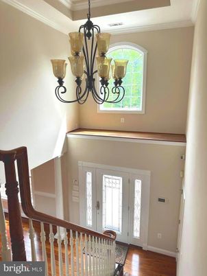 Chandelier, Interior, Wood Texture Flooring