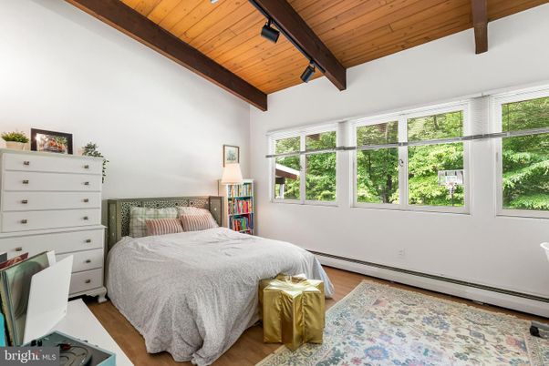Bedroom, Interior, Wooden Beams, Wooden Ceilings, Wood Texture Flooring