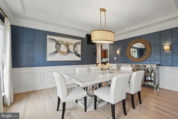 Dining room, Interior, Wood Texture Flooring