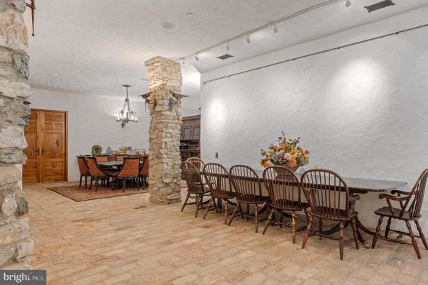 Chandelier, Dining room, Interior