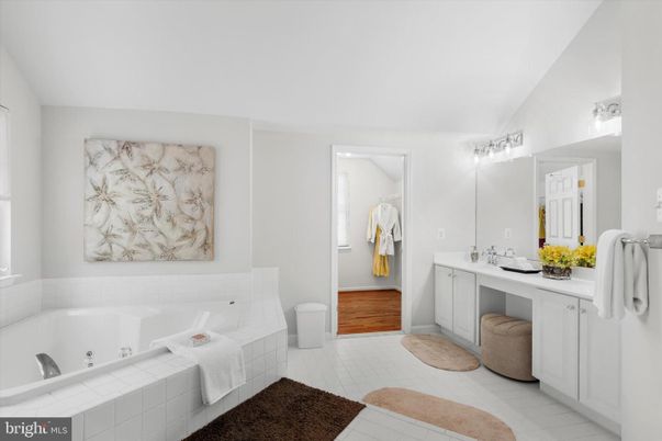 Bathroom, Interior, Wood Texture Flooring
