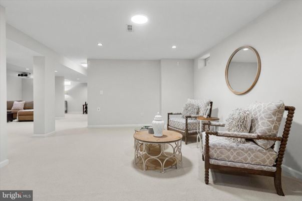 Interior, Living room, Recessed Lighting