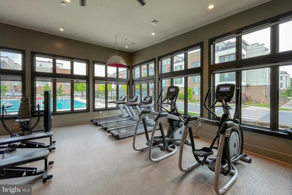 Fitness Equipment, Gym, Interior, Pendant Lights, Recessed Lighting
