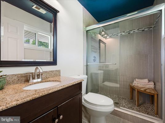 Bathroom, Glass Shower, Interior
