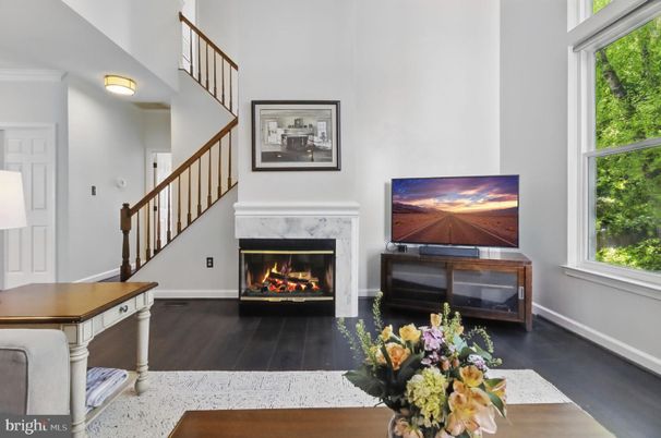 Fireplace, Interior, Wood Texture Flooring