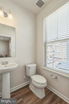 Bathroom, Interior, Wood Texture Flooring