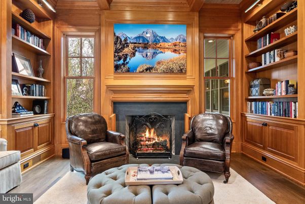 Fireplace, Interior, Recessed Lighting, Wooden Ceilings, Wood Texture Flooring, Wooden Walls
