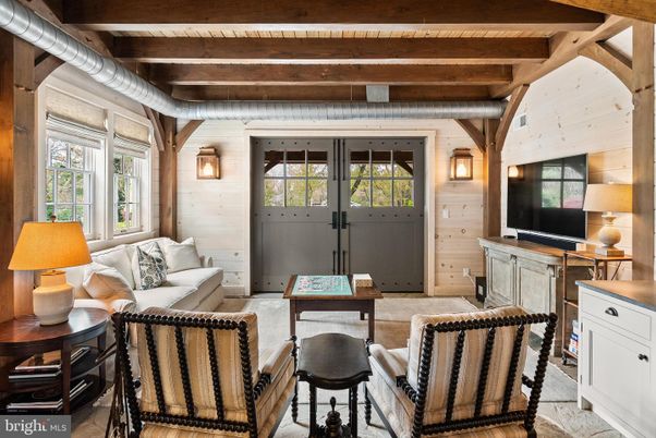 Interior, Living room, Wooden Beams, Wood Texture Flooring