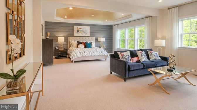 Bedroom, Interior, Recessed Lighting
