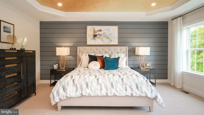 Bedroom, Interior, Recessed Lighting