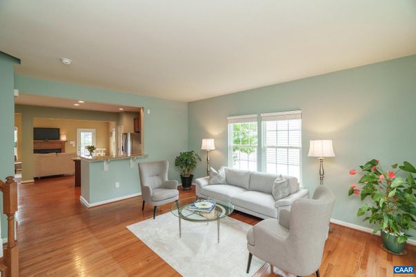 Interior, Kitchen, Living room, Recessed Lighting, Wood Texture Flooring