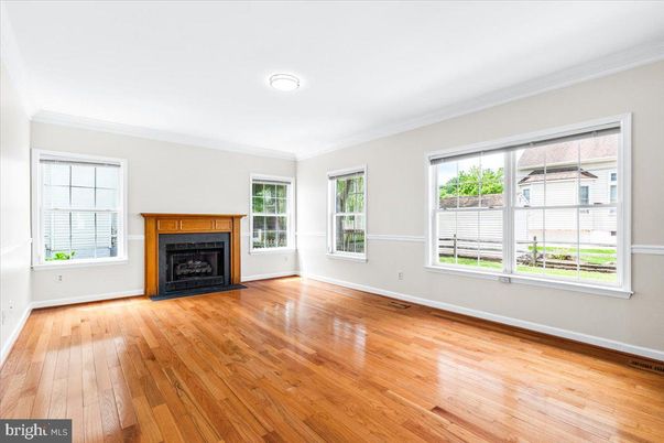 Empty room, Fireplace, Interior, Wood Texture Flooring