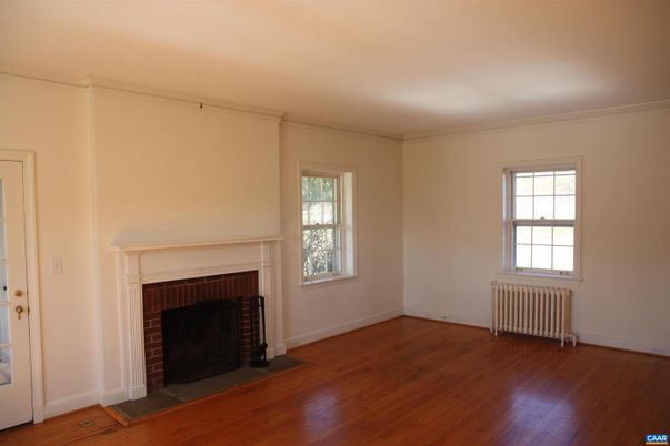 Empty room, Fireplace, Interior, Wood Texture Flooring