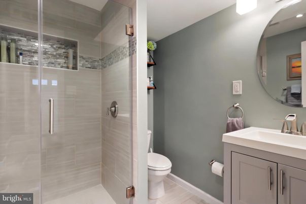 Bathroom, Glass Shower, Interior