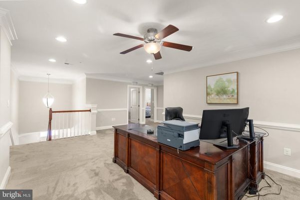 Home Office, Interior, Pendant Lights, Recessed Lighting