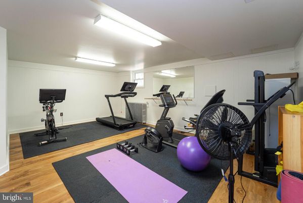 Fitness Equipment, Interior, Wood Texture Flooring