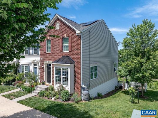 Exterior, Facade, Brick Facade, Solar Panels, Brick Traditional