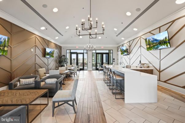 Chandelier, Dining room, Interior, Pendant Lights, Recessed Lighting, Wood Texture Flooring