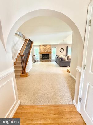 Fireplace, Interior, Living room, Wood Texture Flooring