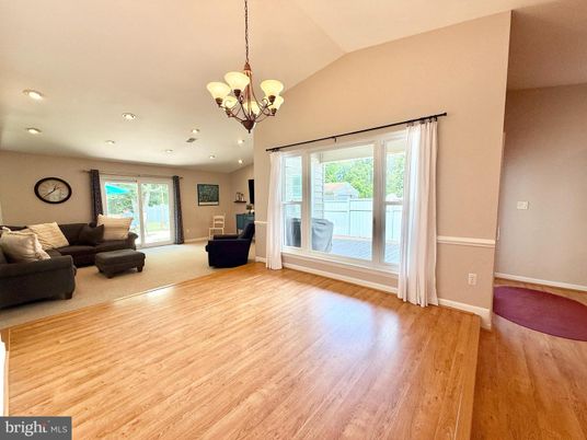 Chandelier, Interior, Living room, Recessed Lighting, Wood Texture Flooring