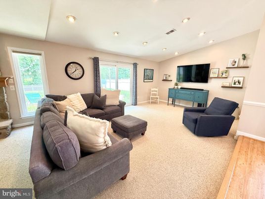 Interior, Living room, Recessed Lighting