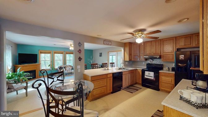 Dining room, Interior, Kitchen