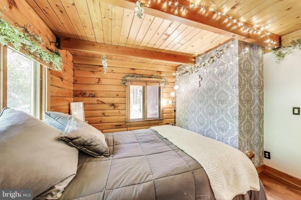 Bedroom, Interior, Wooden Beams, Wooden Ceilings, Wood Texture Flooring, Wooden Walls