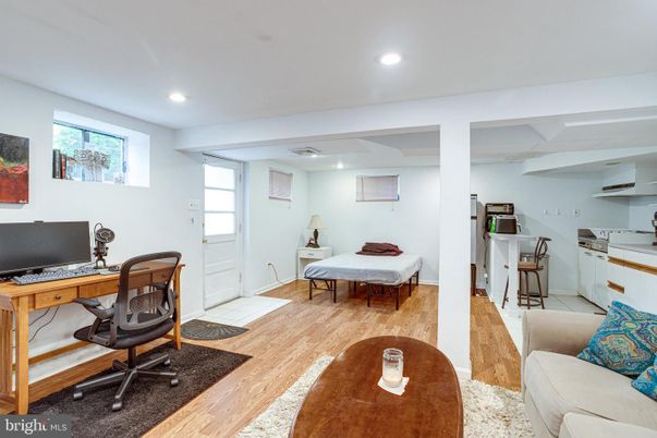 Bedroom, Home Office, Interior, Recessed Lighting, Wood Texture Flooring