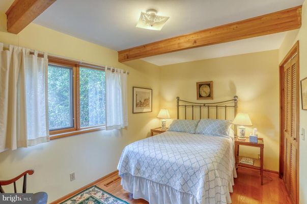 Bedroom, Interior, Wooden Beams, Wood Texture Flooring