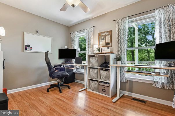 Home Office, Interior, Wood Texture Flooring