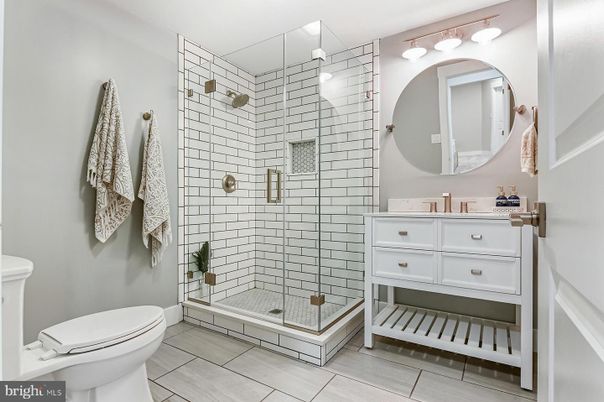 Bathroom, Glass Shower, Interior
